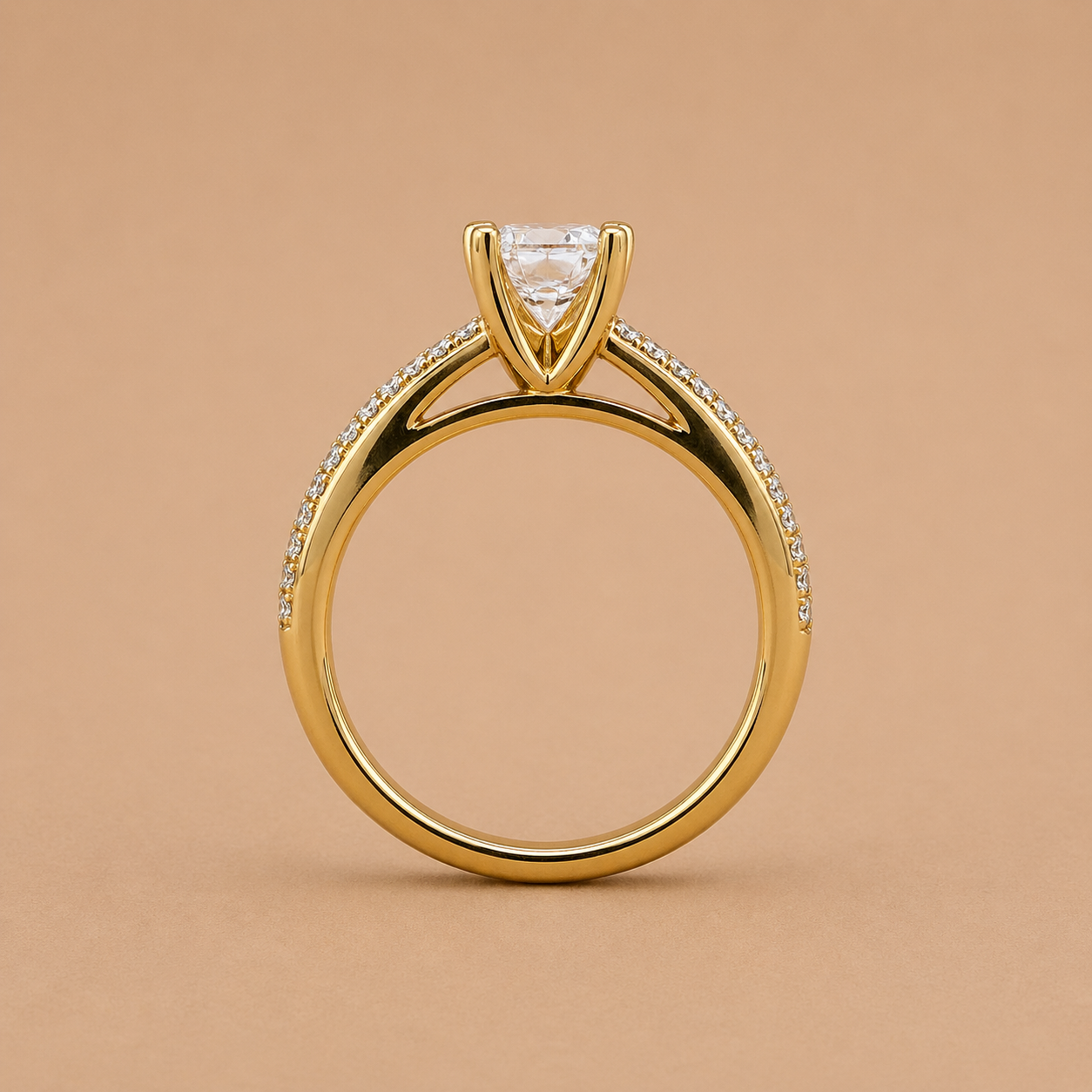 Marcelline Emerald Cut Engagement Ring