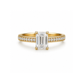 Marcelline Emerald Cut Engagement Ring
