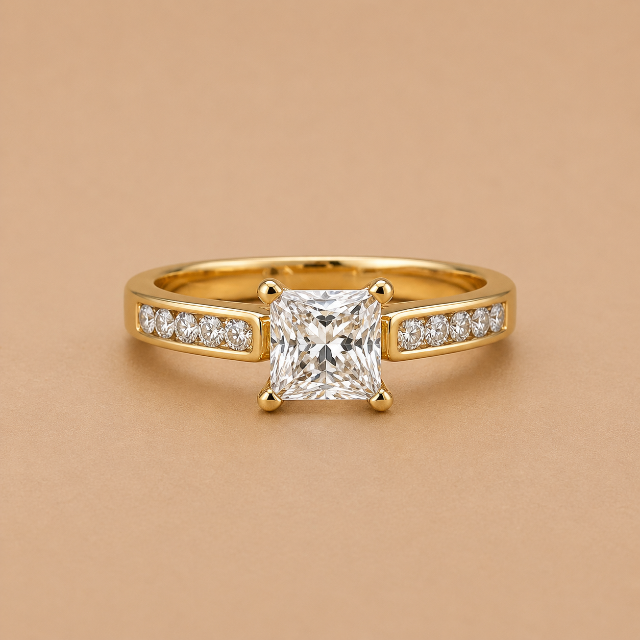 Odette Princess Cut Engagement Ring