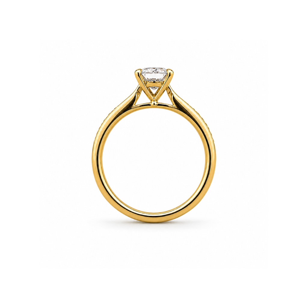 Odette Princess Cut Engagement Ring