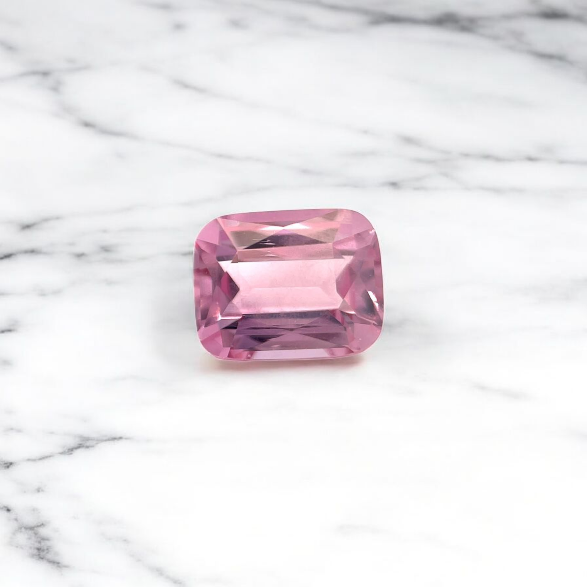 1.97ct Pink Malaya Garnet Cushion Cut