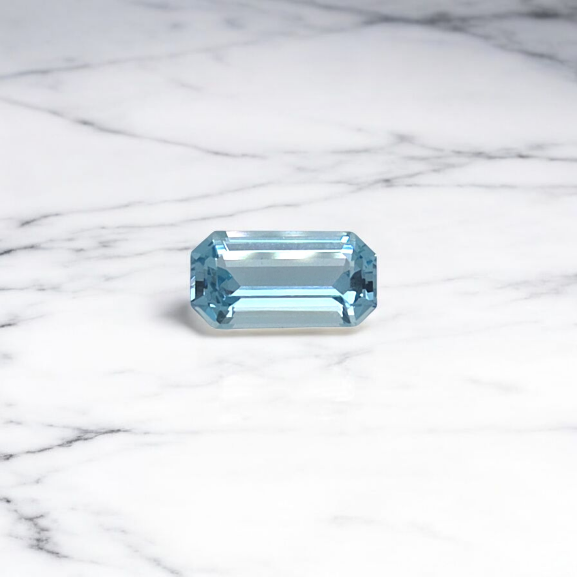 2.84ct Aquamarine Emerald Cut