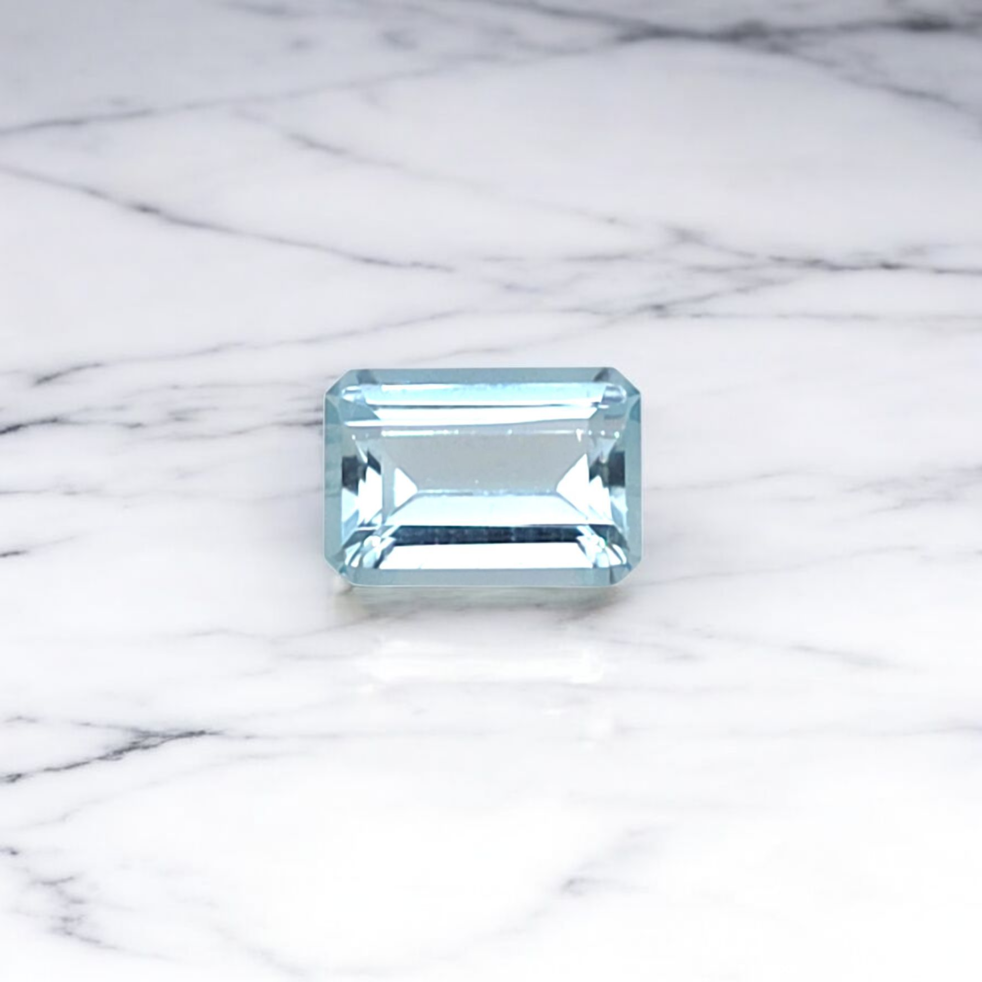 3.24ct Aquamarine Emerald Cut