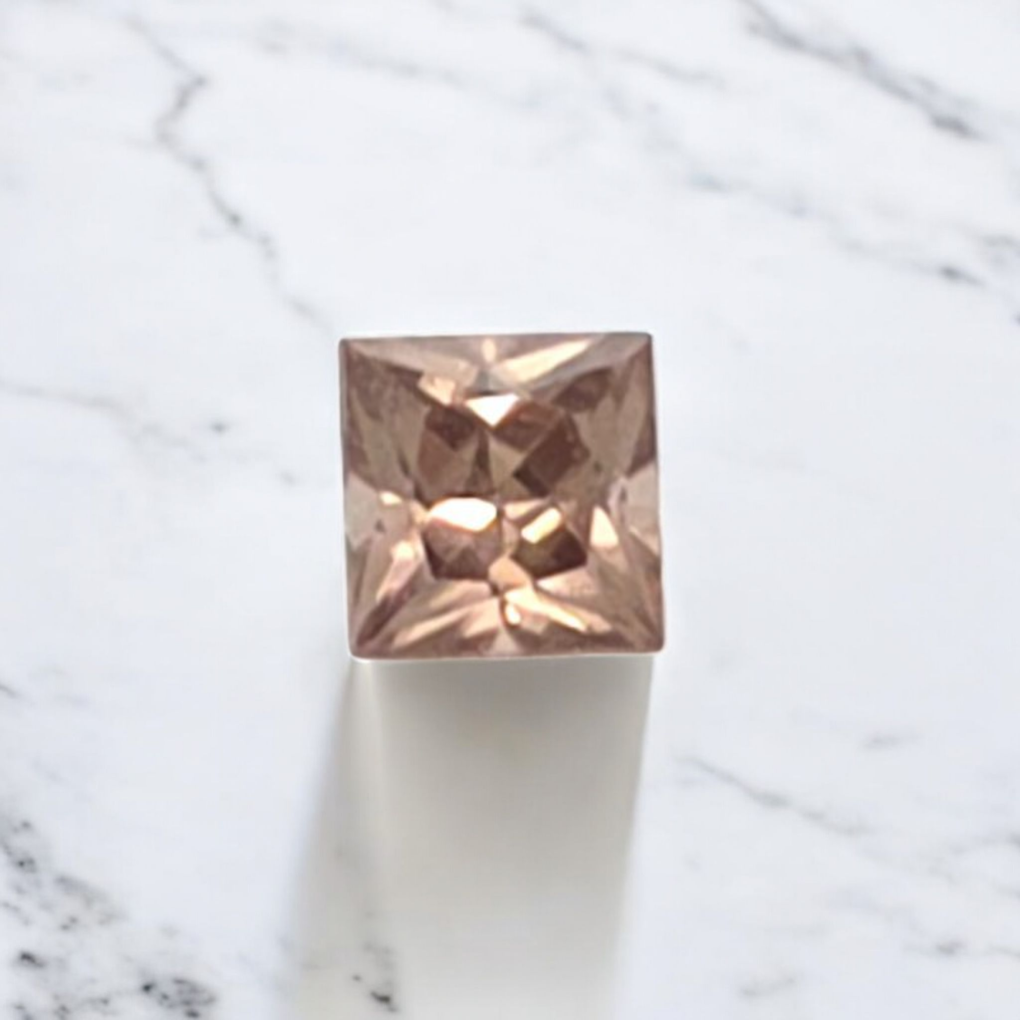 1.04 ct Australian Zircon Champagne Square Cut