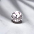 0.50 ct Australian Zircon Round Cut Light Pink