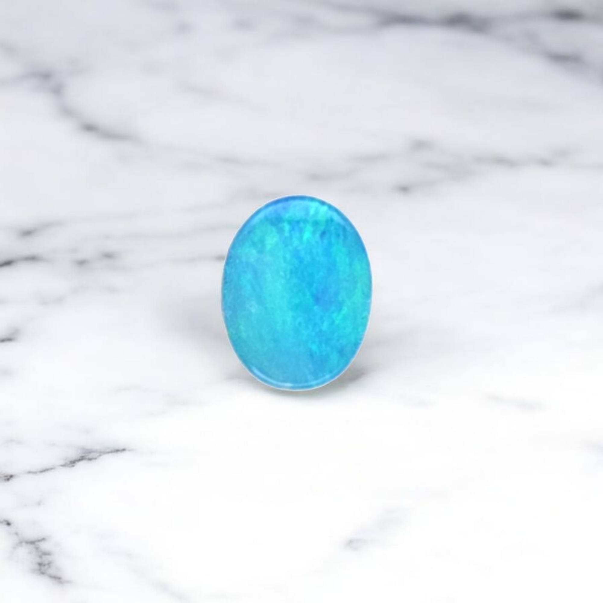 1.54ct Australian Opal Doublet Coober Pedy Oval Cut