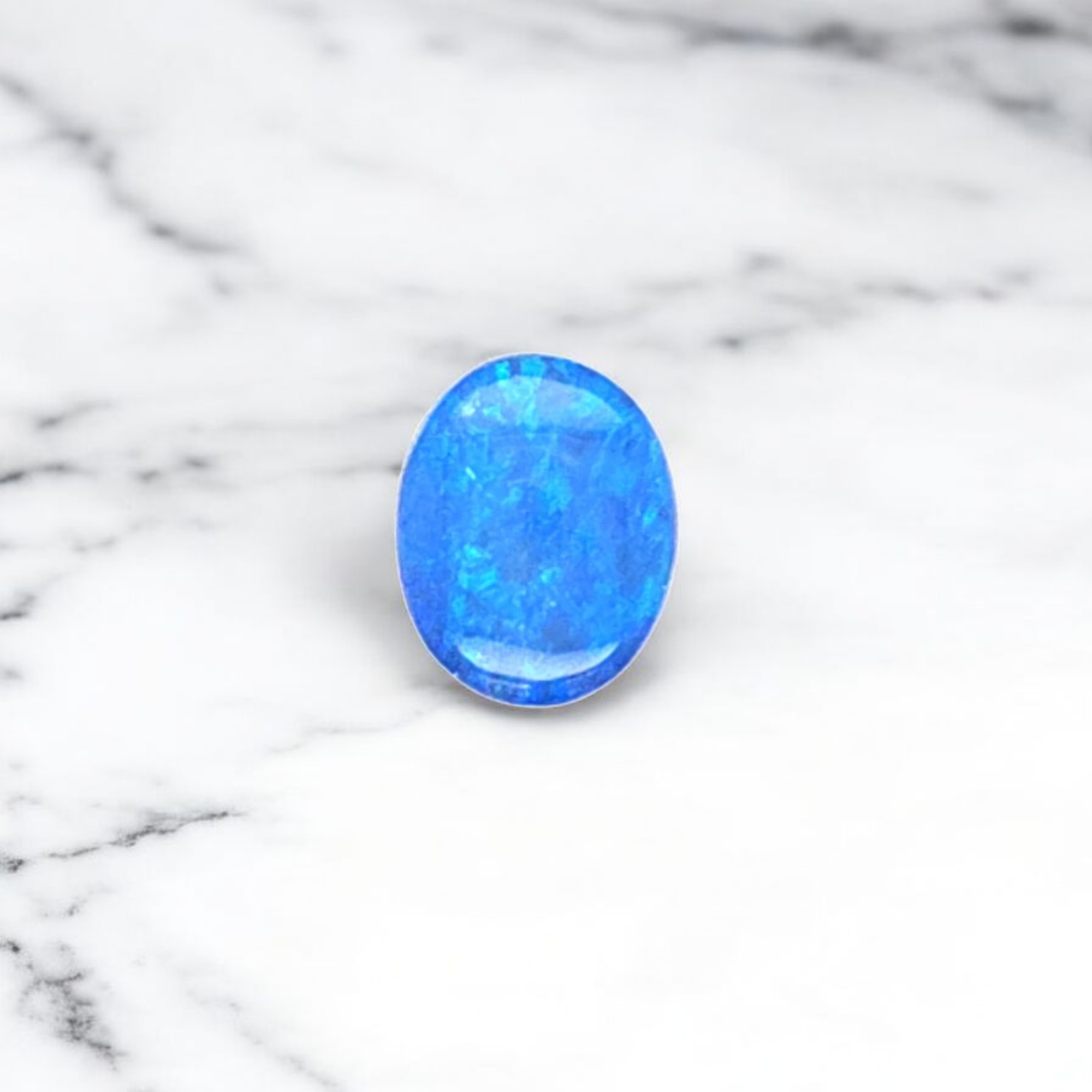 1.54ct Australian Opal Doublet Coober Pedy Oval Cut