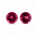 Reddish Purple Round Cut Spinel 5.00mm