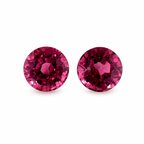 Reddish Purple Round Cut Spinel 5.00mm