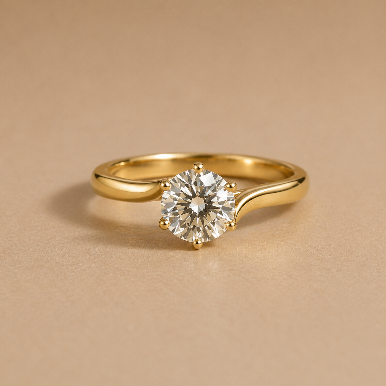 Solara Solitaire Engagement Ring