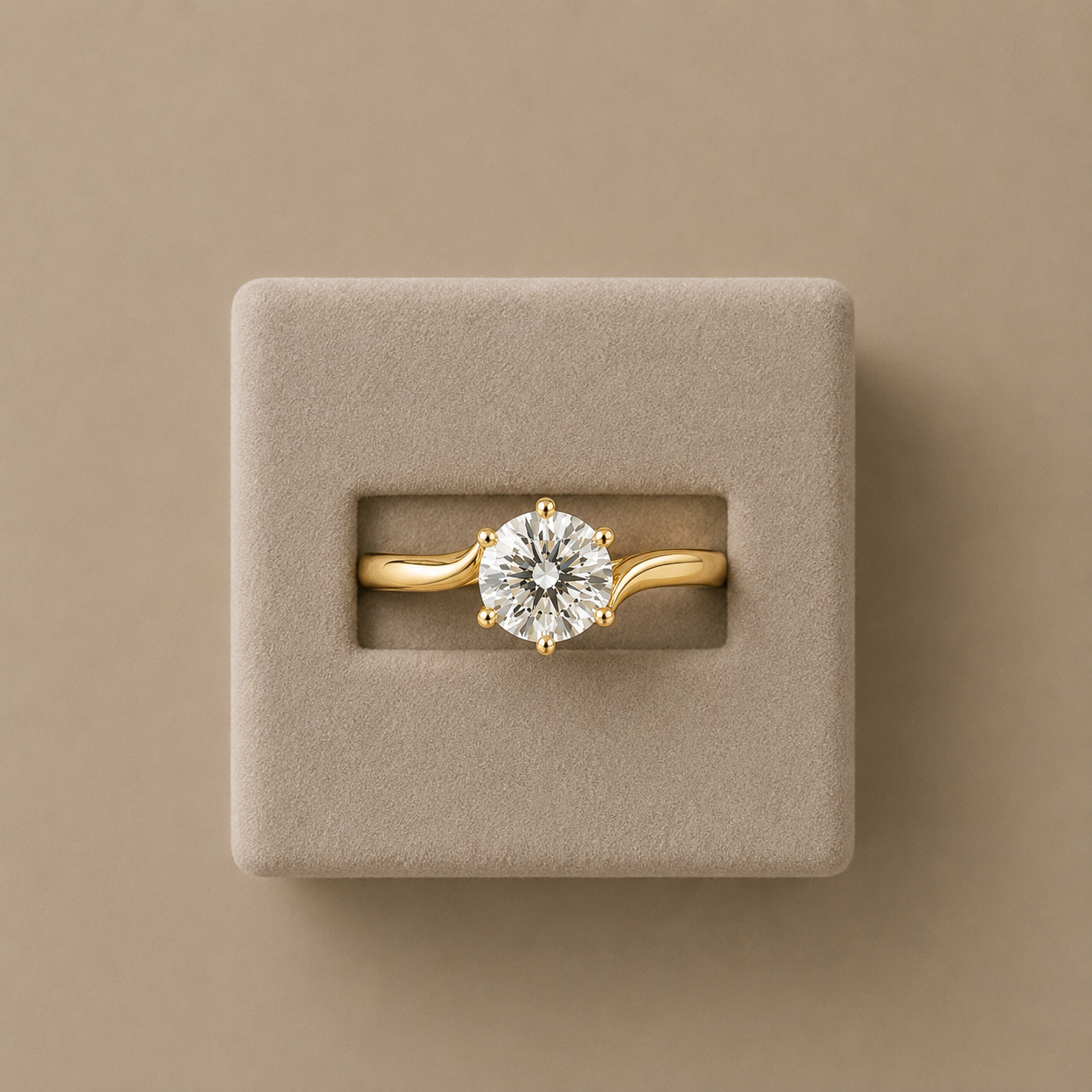 Solara Solitaire Engagement Ring