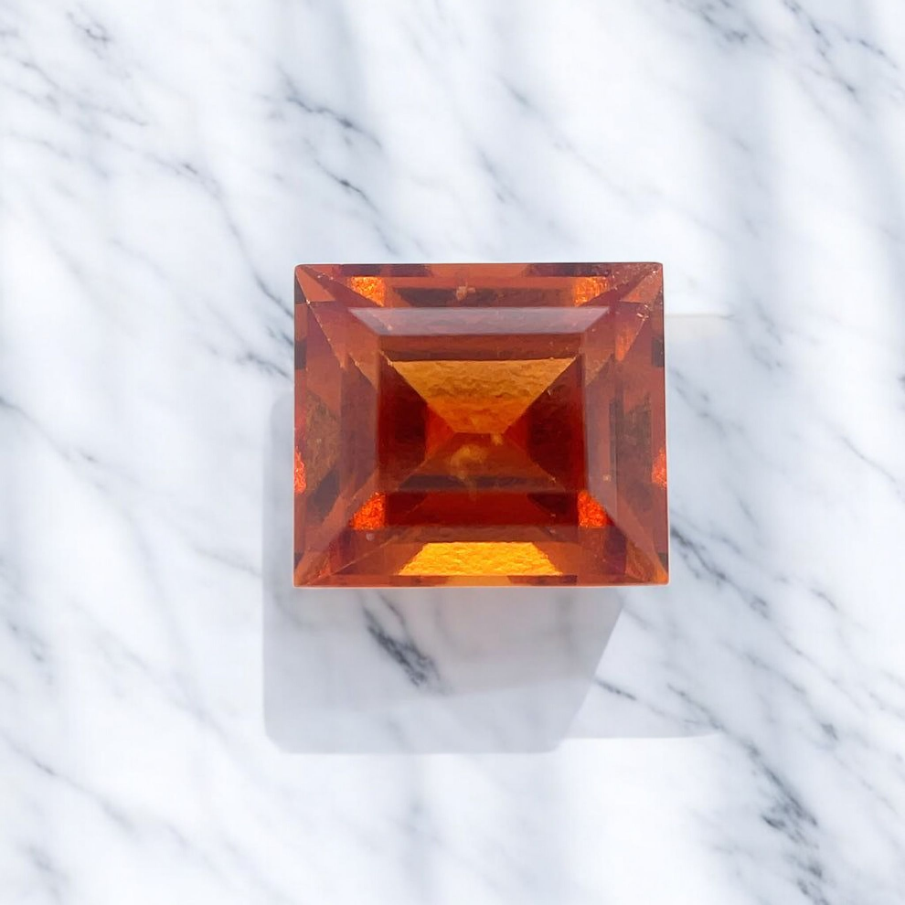 1.79ct Hessonite Garnet Rectangular Cut