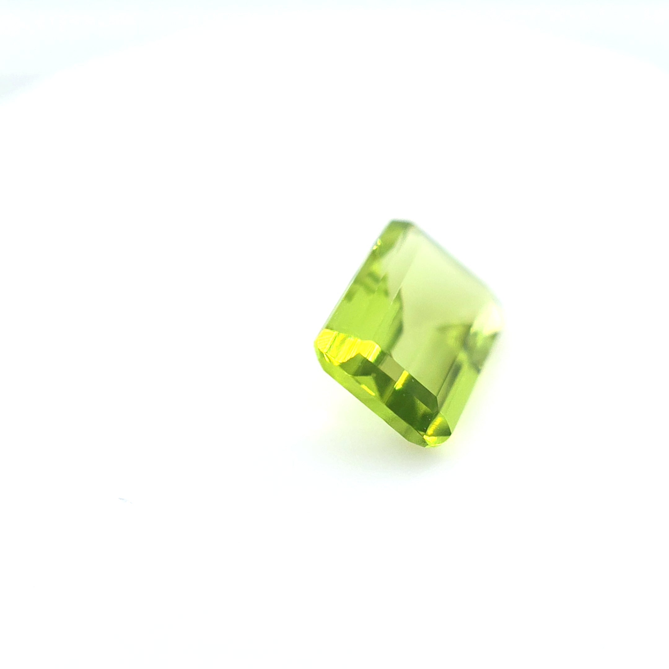 Peridot Emerald Cut 6 x 8 mm