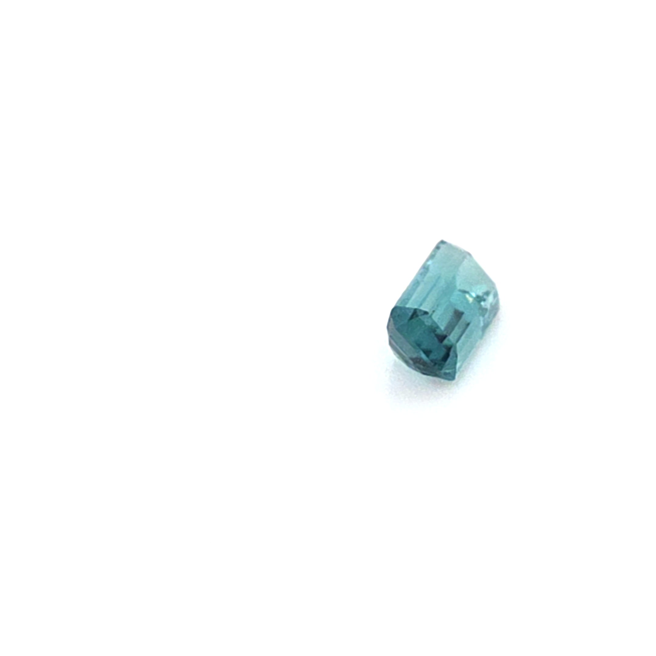 Indicolite Tourmaline Emerald Cut 1.22ct