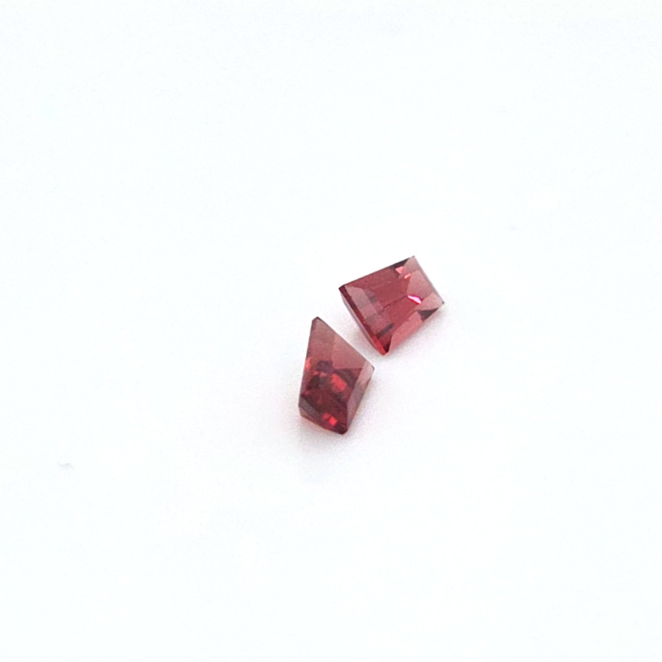Garnet Tapered Baguette Pair 1.56ct