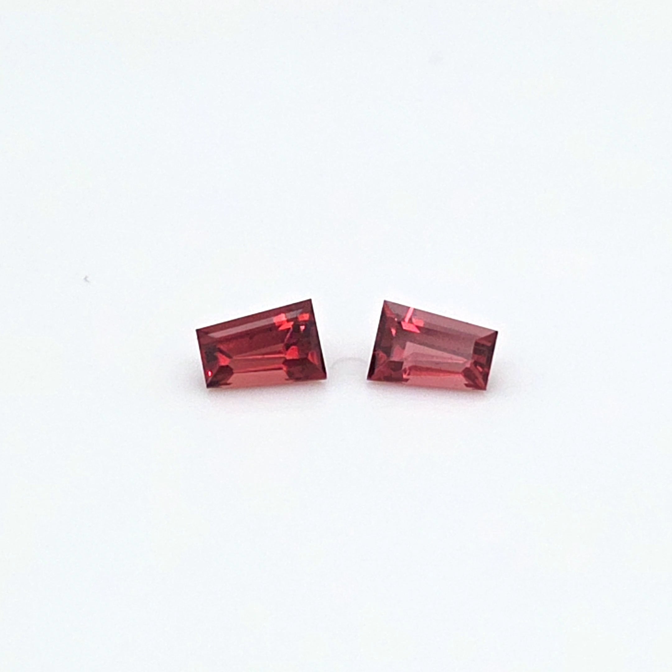 Garnet Tapered Baguette Pair 1.56ct