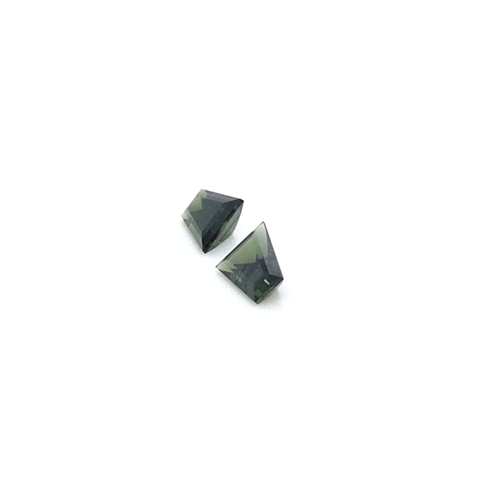 Australian Sapphire Tapered Baguette Pair – 1.25ct Total