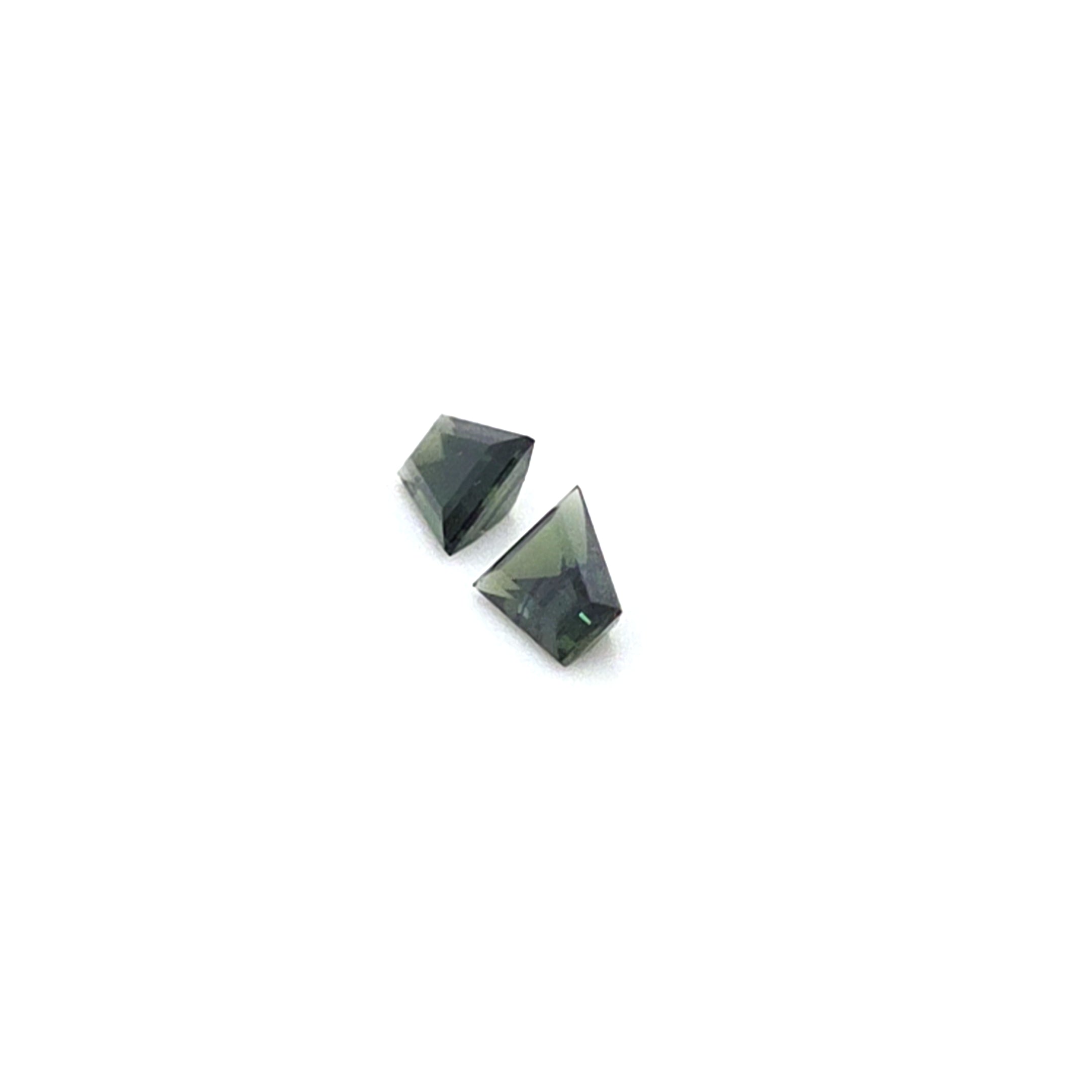 Australian Sapphire Tapered Baguette Pair – 1.25ct Total