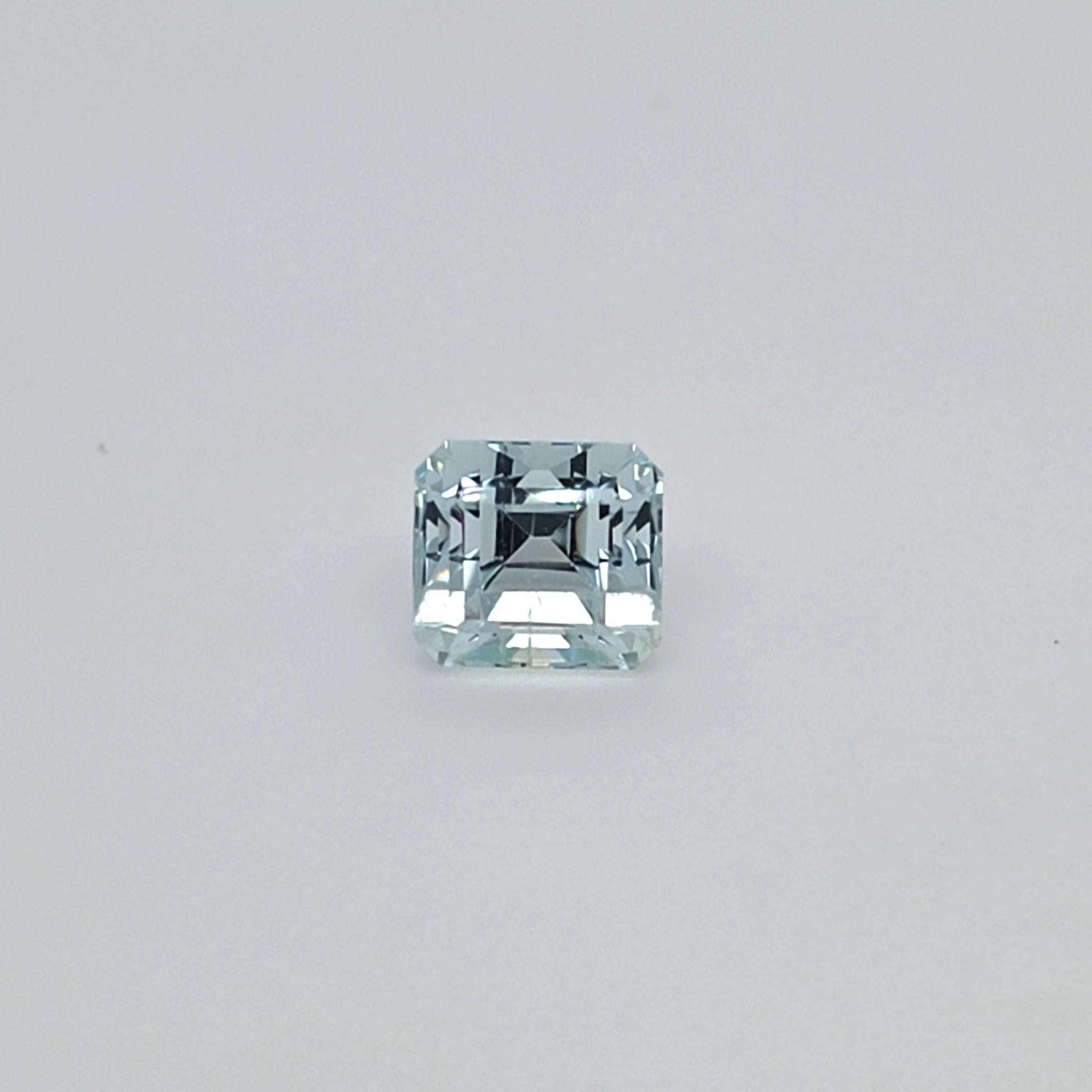 3.60ct Aquamarine Square Emerald Cut