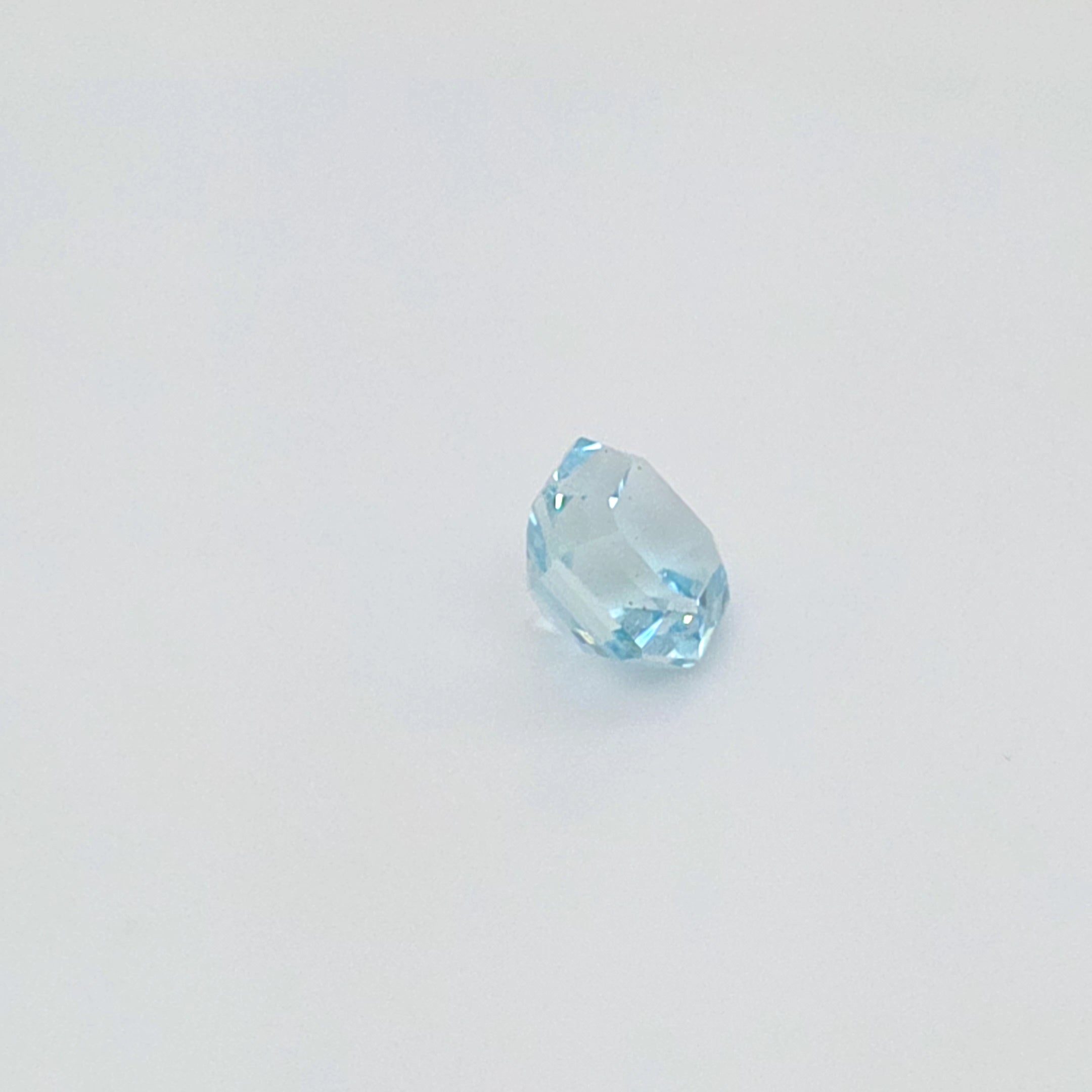 2.14 ct Aquamarine Square Emerald Cut
