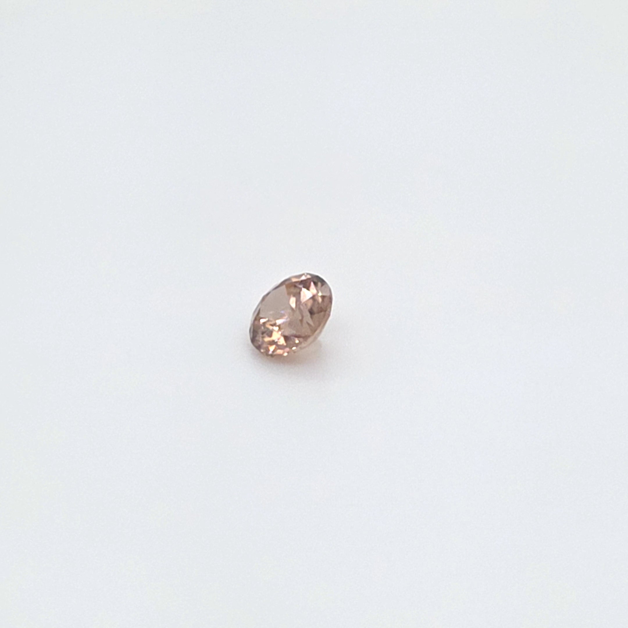 1.05ct  Australian Zircon Champagne Round Cut