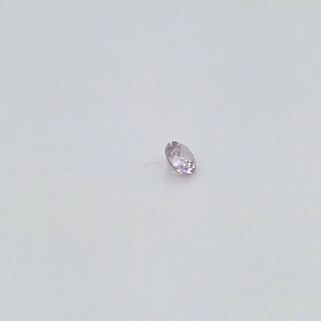 0.50 ct Australian Zircon Round Cut Light Pink