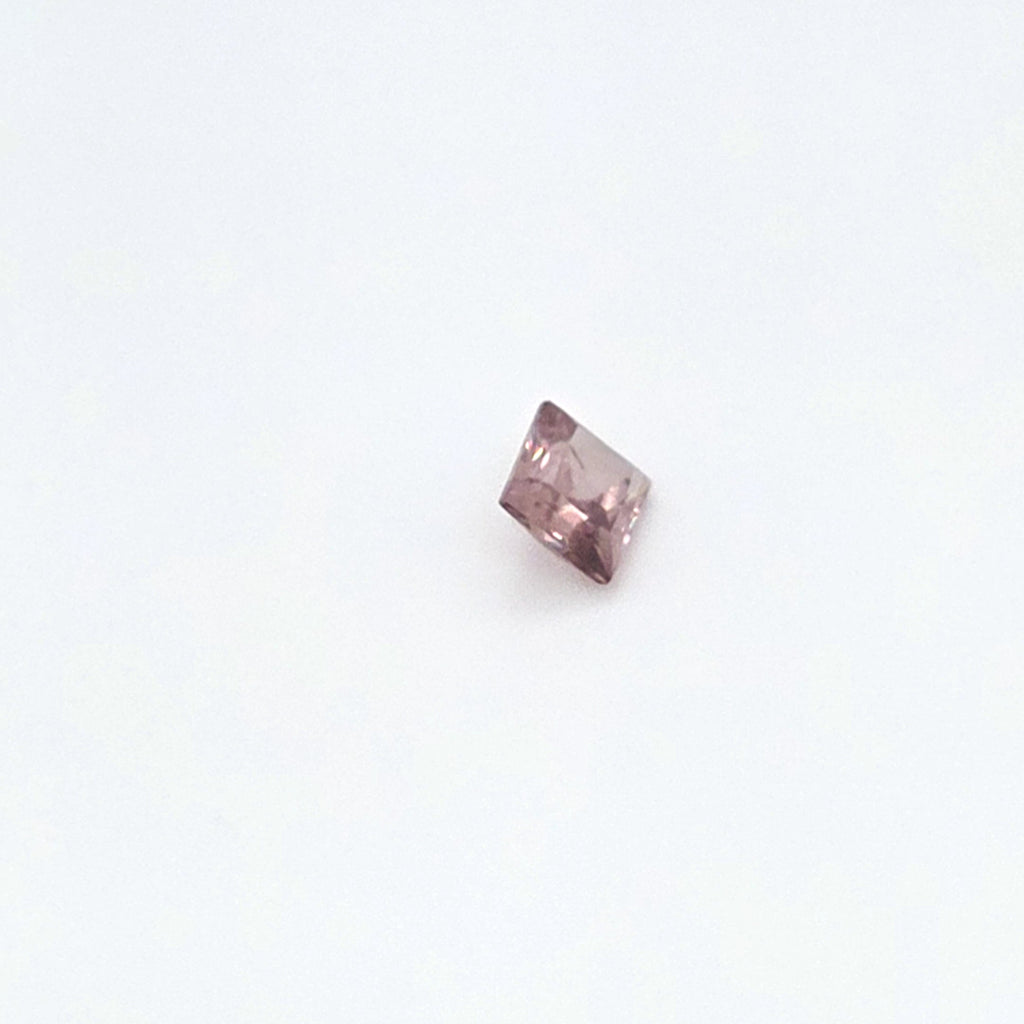 2.12 ct Australian Zircon Pink Square Cut