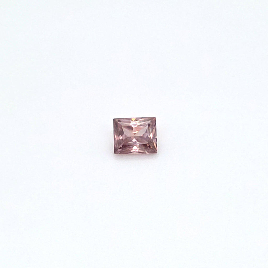 2.12 ct Australian Zircon Pink Square Cut