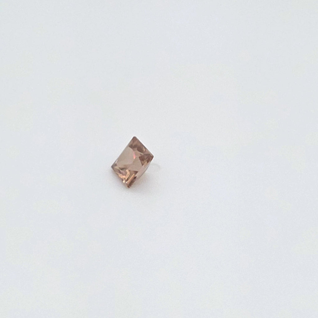 1.04 ct Australian Zircon Champagne Square Cut