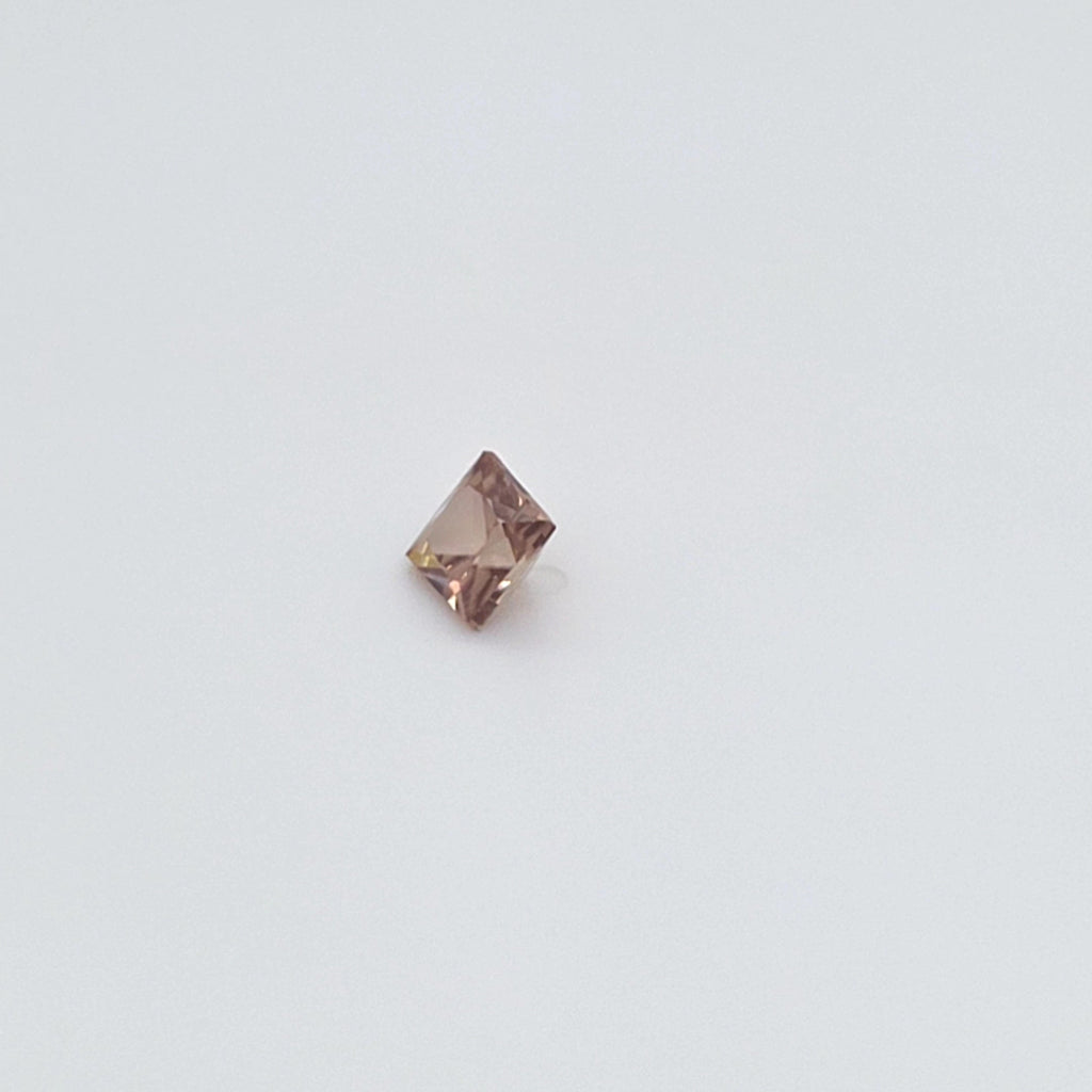 1.14 ct Australian Zircon Champagne Square Cut