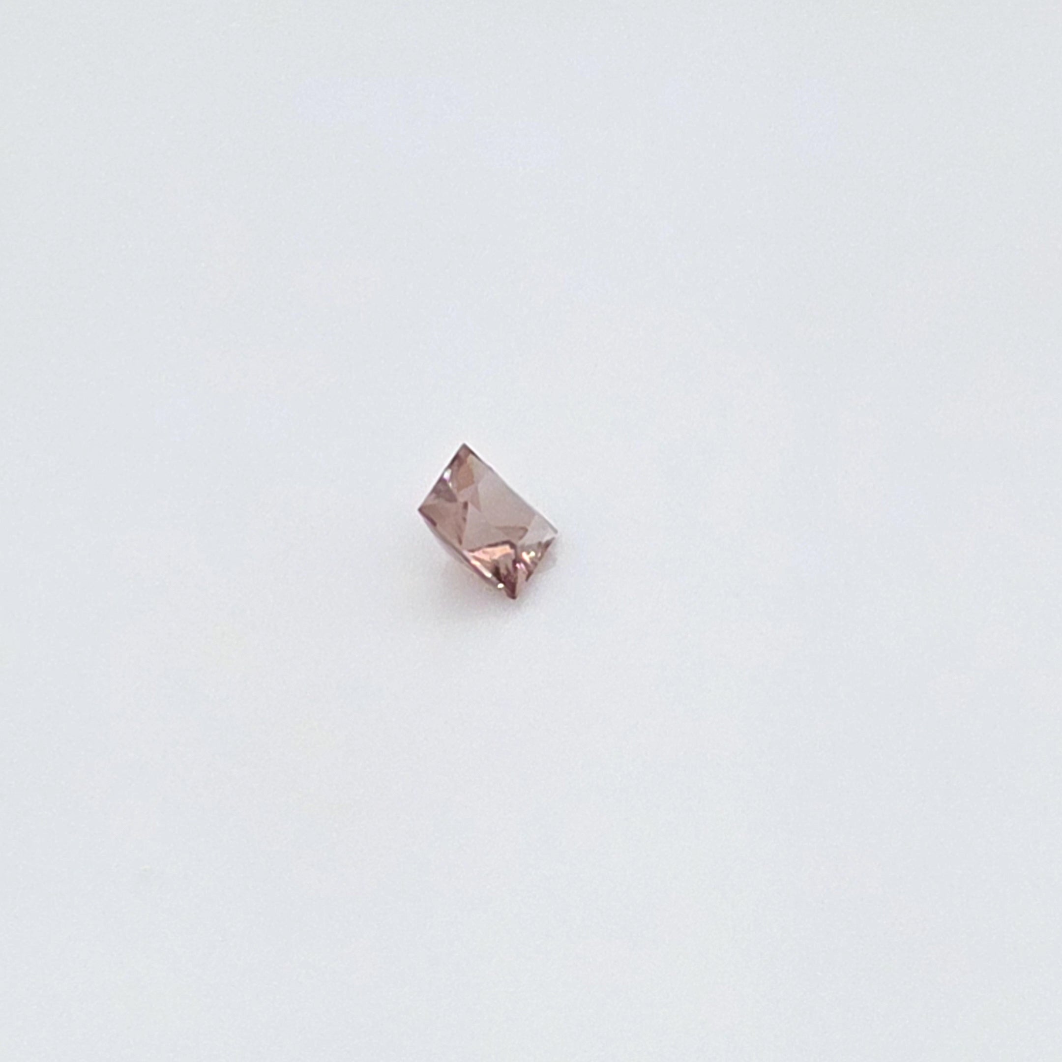 0.82 ct Australian Zircon Champagne Square Cut