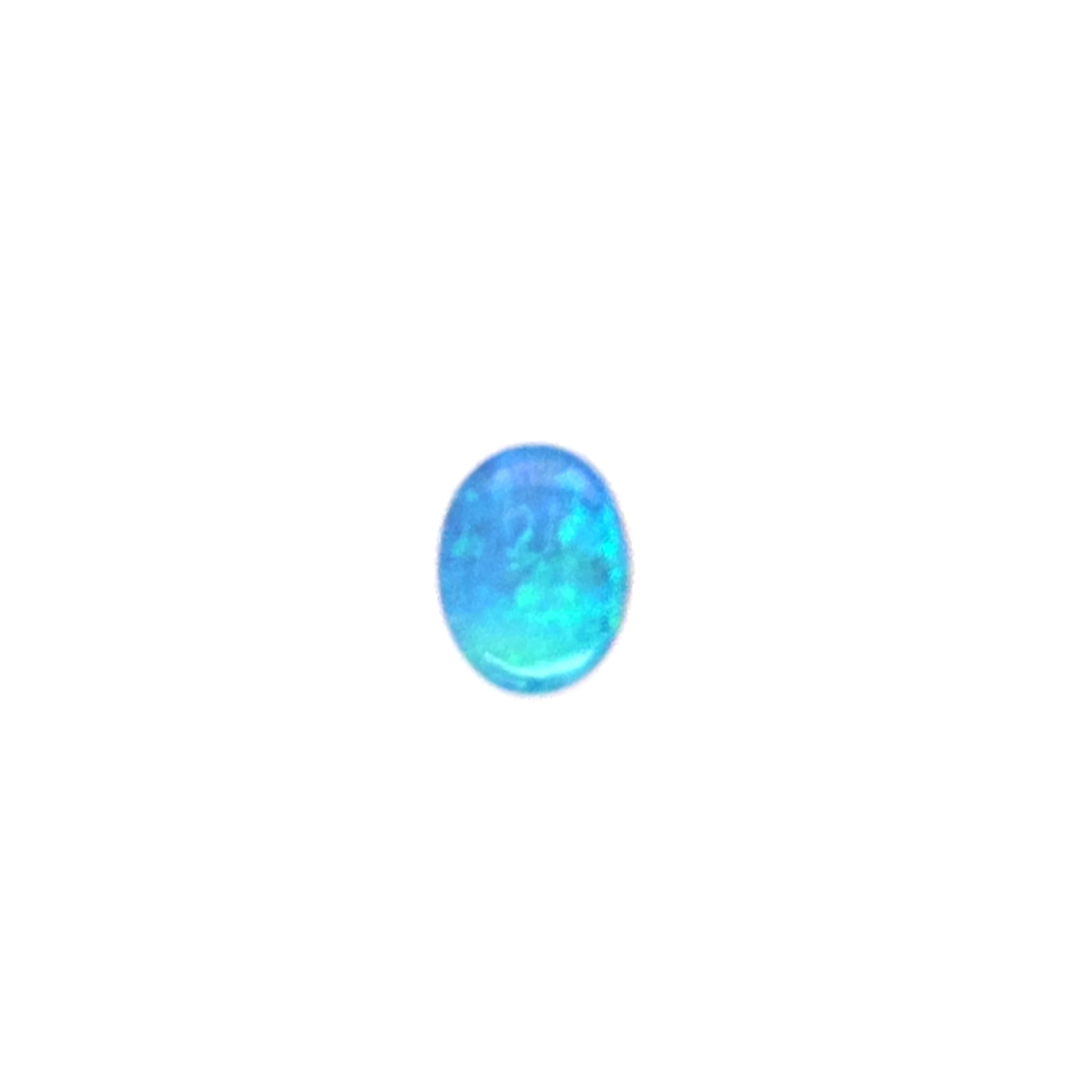1.56ct Australian Opal Doublet Cooper Pedy Oval Cut