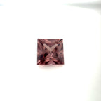 1.76 ct Australian Zircon Pink Square Cut