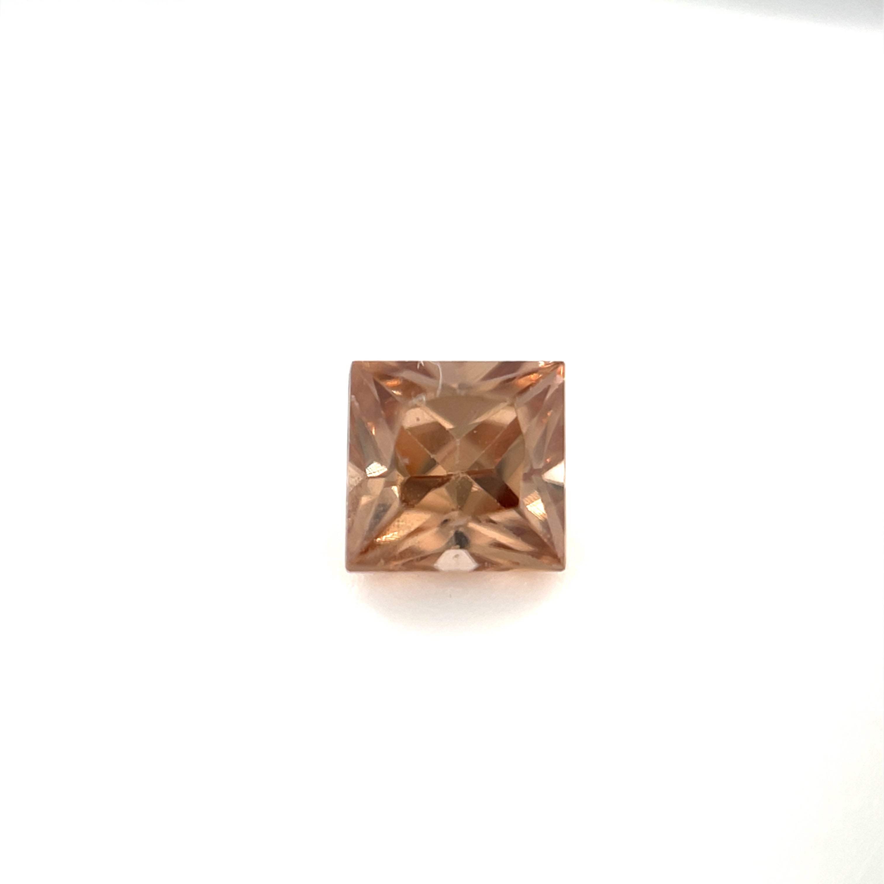 1.04 ct Australian Zircon Champagne Square Cut
