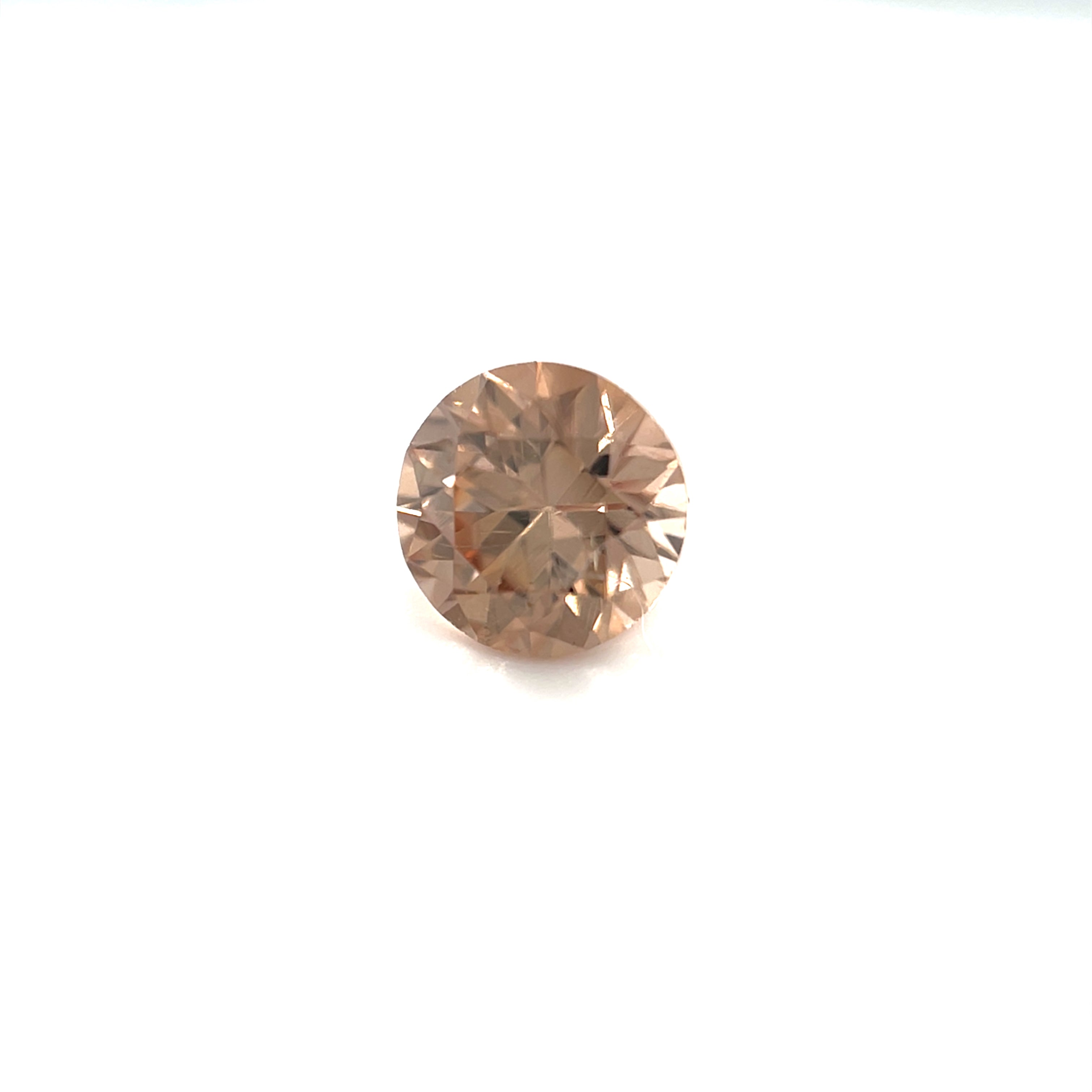 1.05ct  Australian Zircon Champagne Round Cut