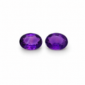Natural Amethyst Oval Pair 2.94ct