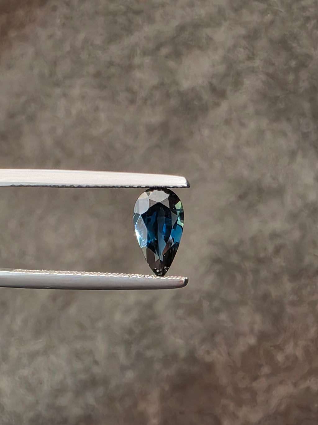 1.46ct Australian Sapphire Teal Pear Cut
