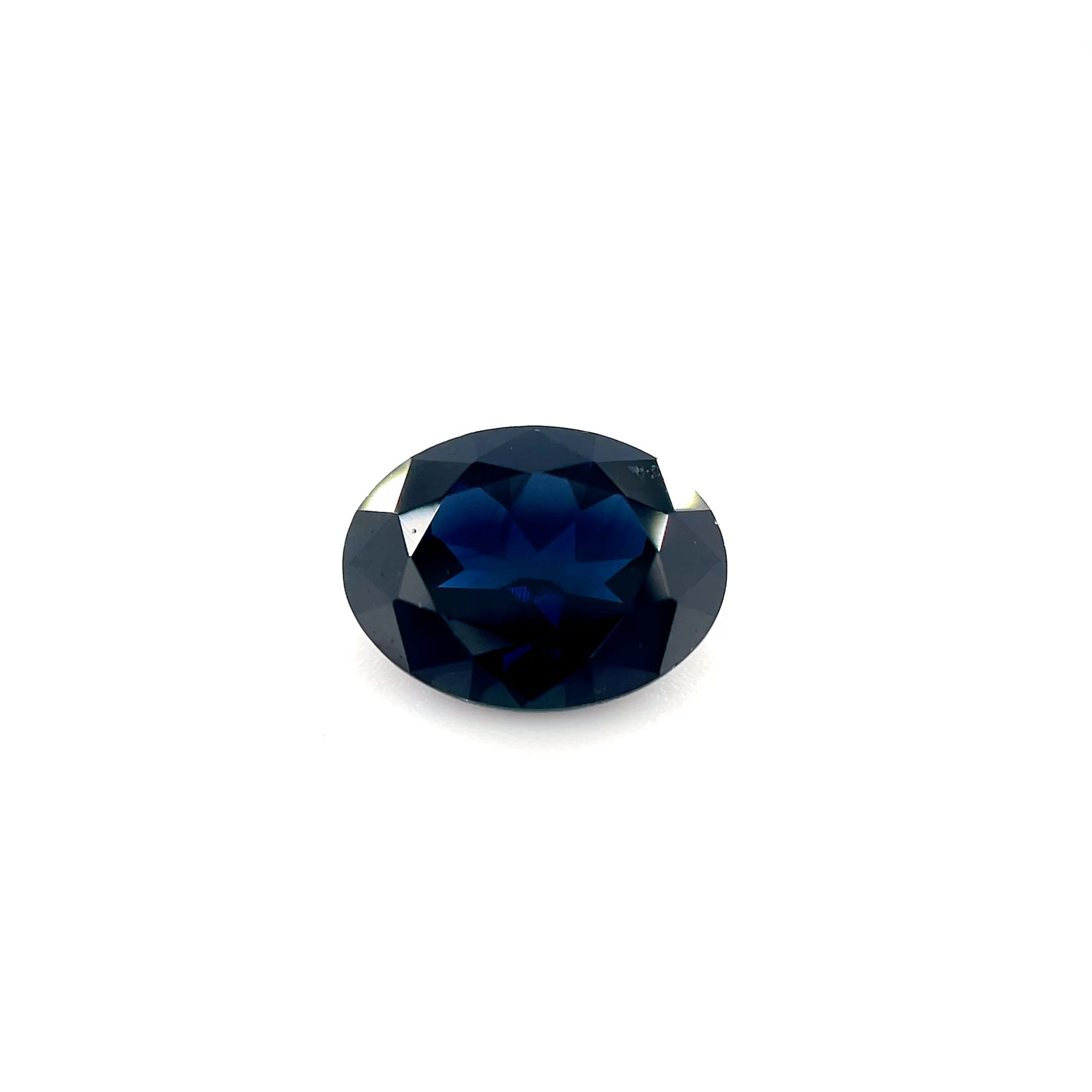 1.30ct Australian Sapphire Blue Oval Cut