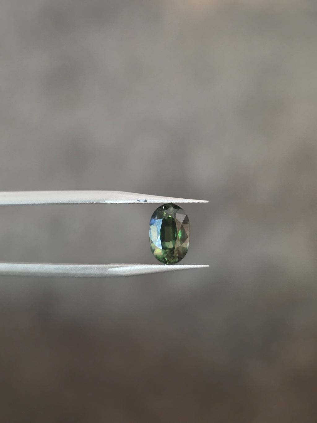 2.35ct Australian Green Sapphire  Oval Cut