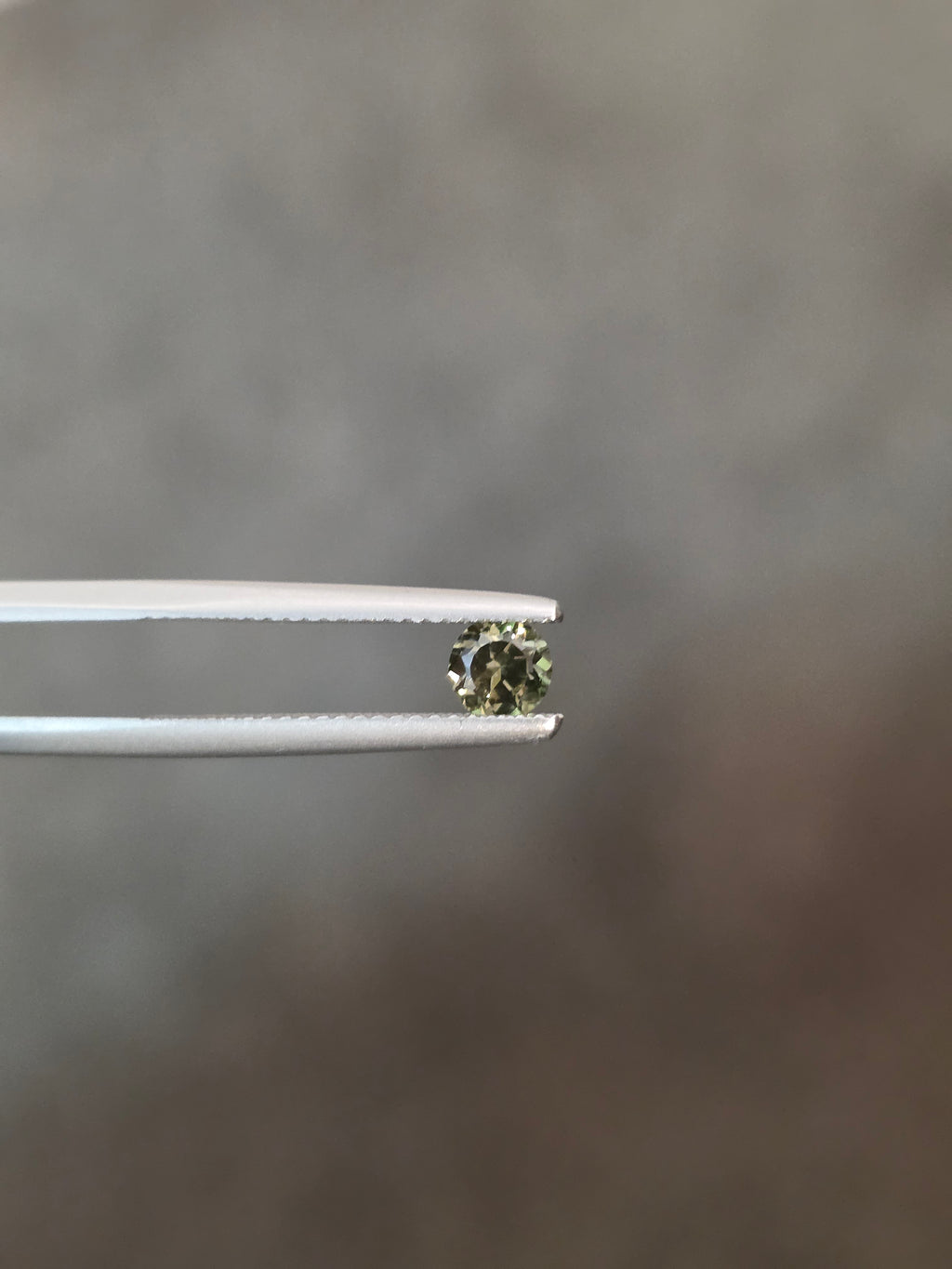 0.50ct Australian Sapphire Green Round Cut