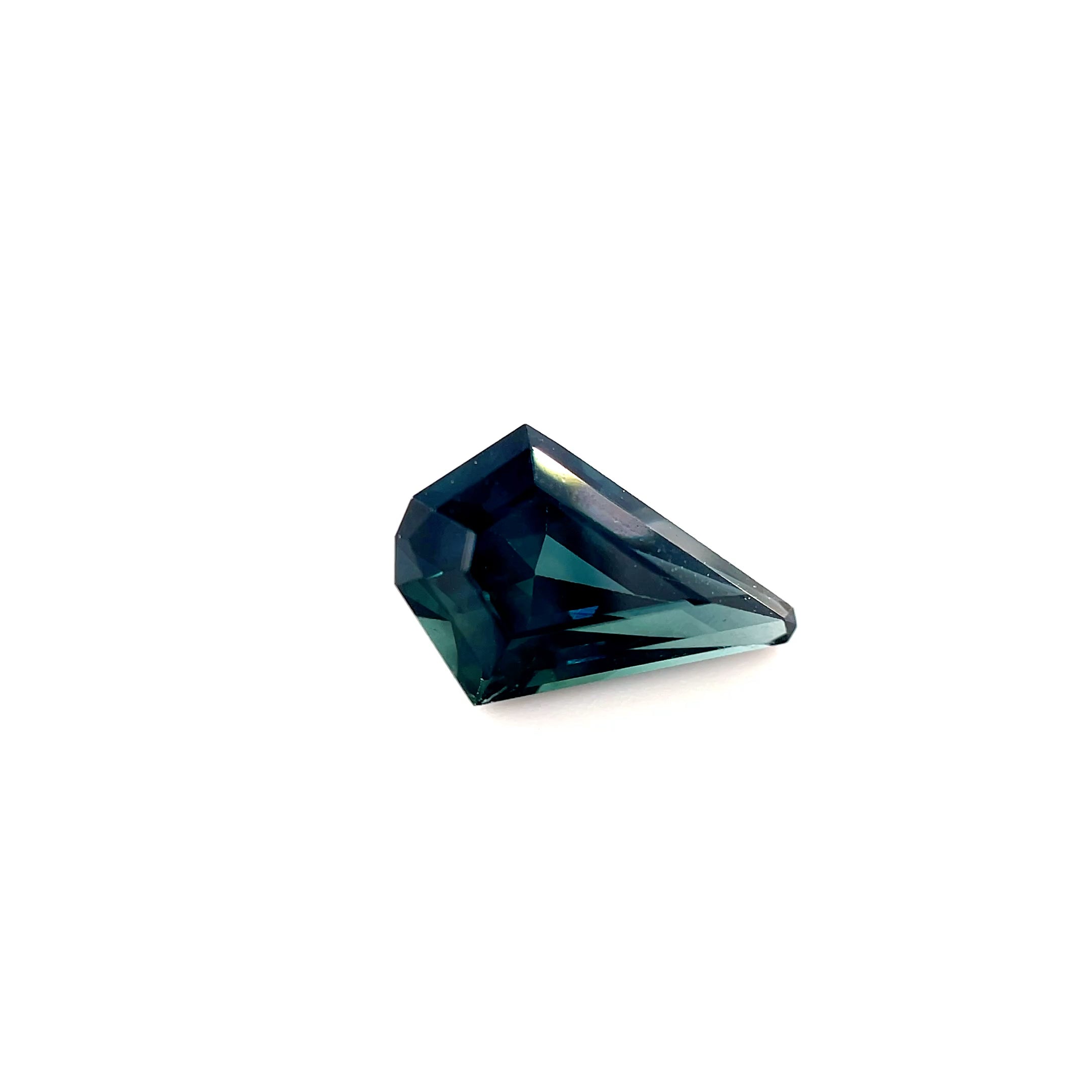 1.45ct Australian Teal Sapphire Kite Cut