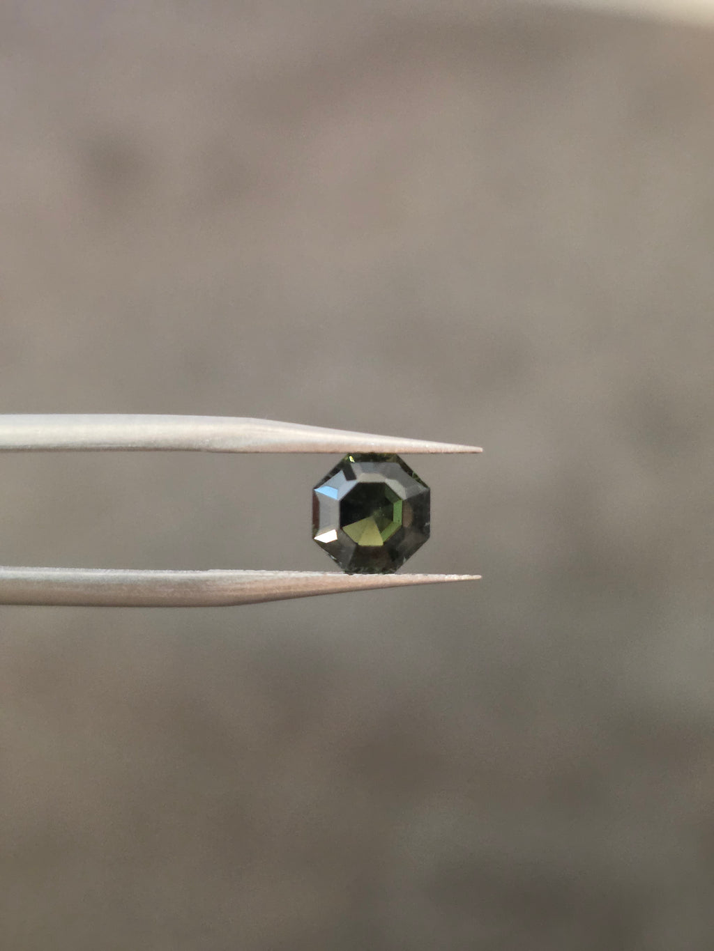 1.20 ct Australian Sapphire Green Octagonal Cut