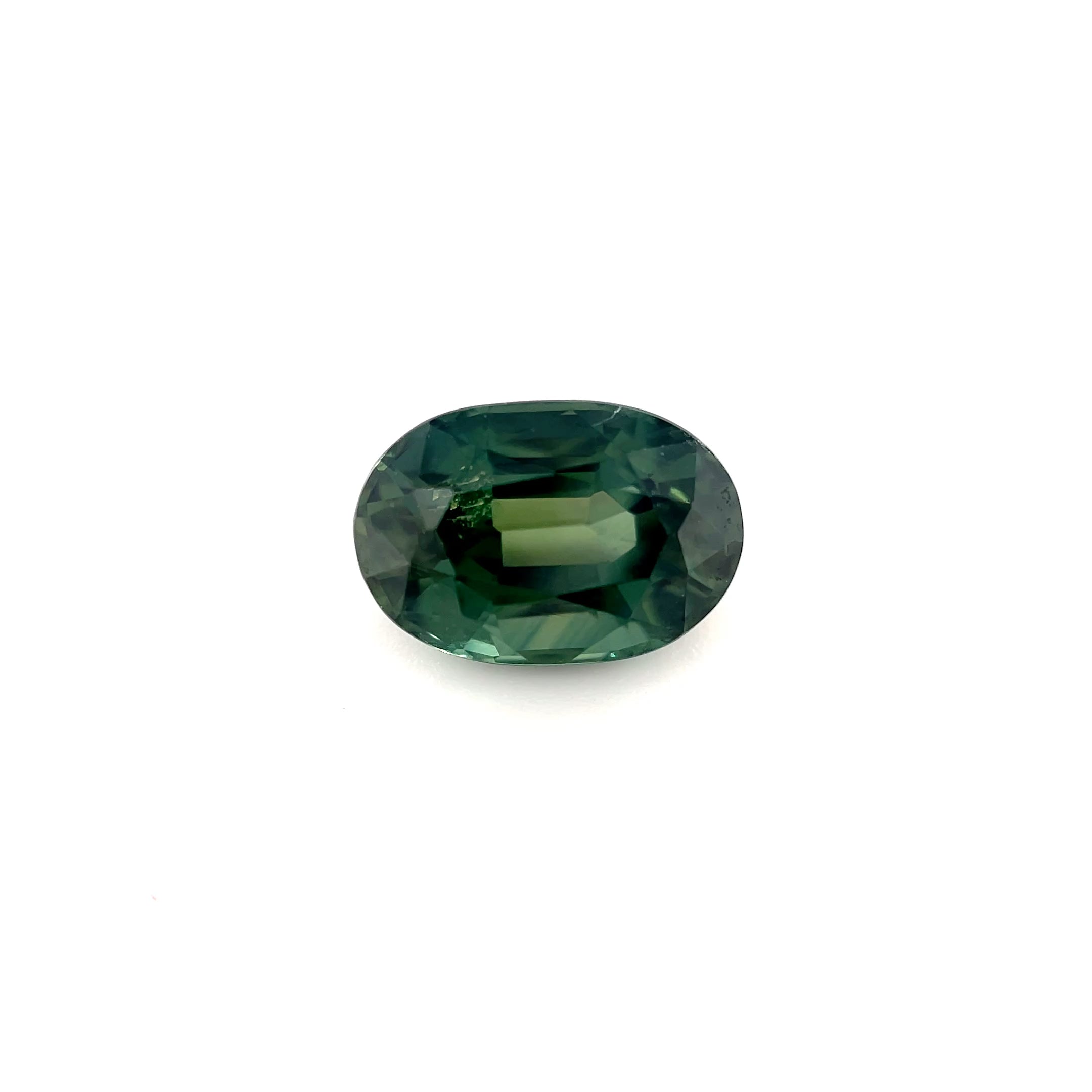 2.35ct Australian Green Sapphire  Oval Cut