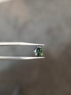 1.15ct Australian Sapphire Green Oval Cut