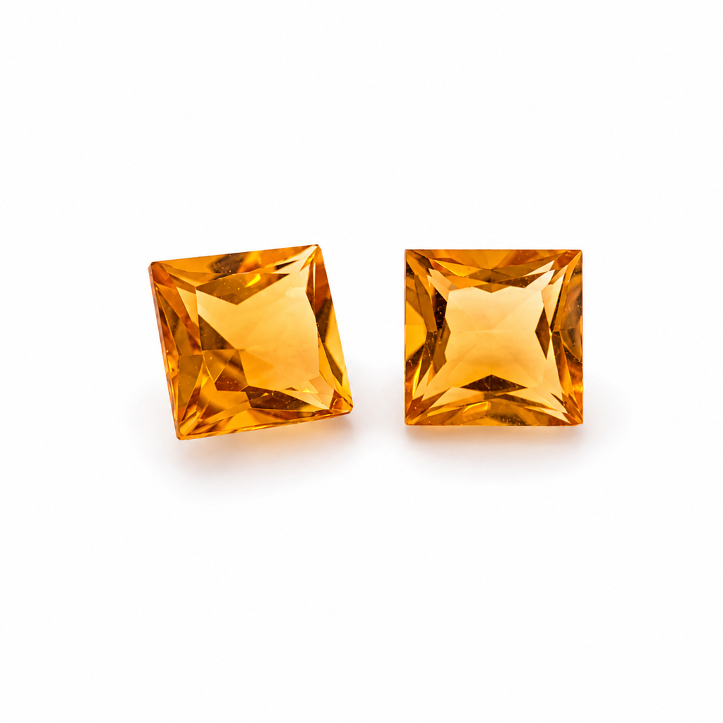 Citrine Square Cut 5.5mm