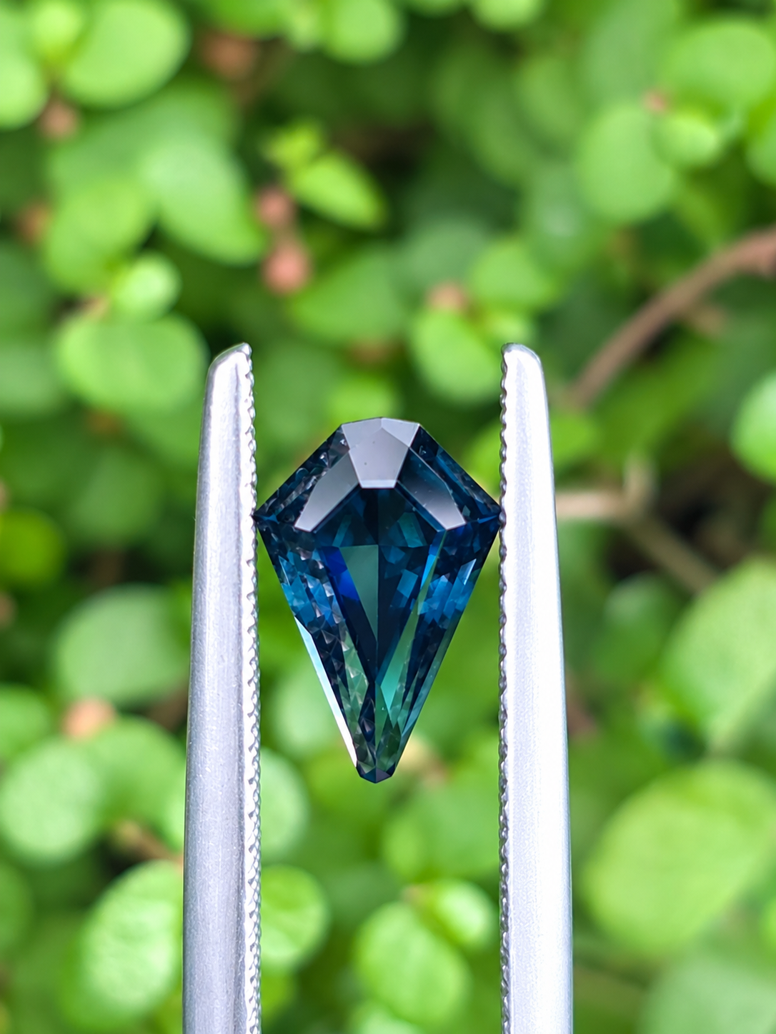 1.45ct Australian Teal Sapphire Kite Cut