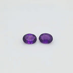 Natural Amethyst Oval Pair 2.94ct