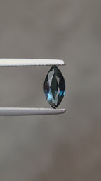 1.57ct Australian Sapphire Marquise Cut Green Blue