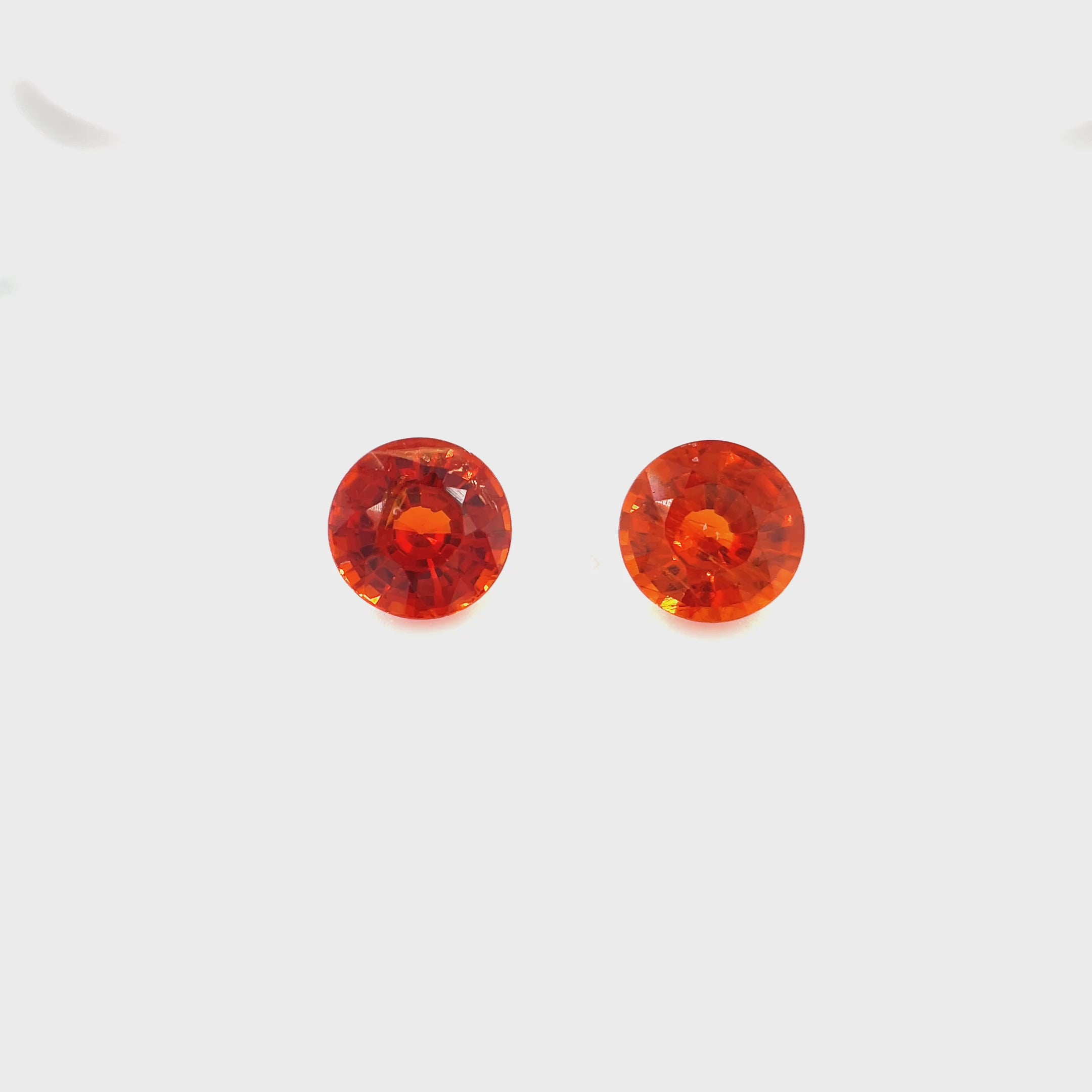 Spessartite Pair Round Cut 5.00 mm
