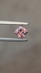 1.76 ct Australian Zircon Pink Square Cut